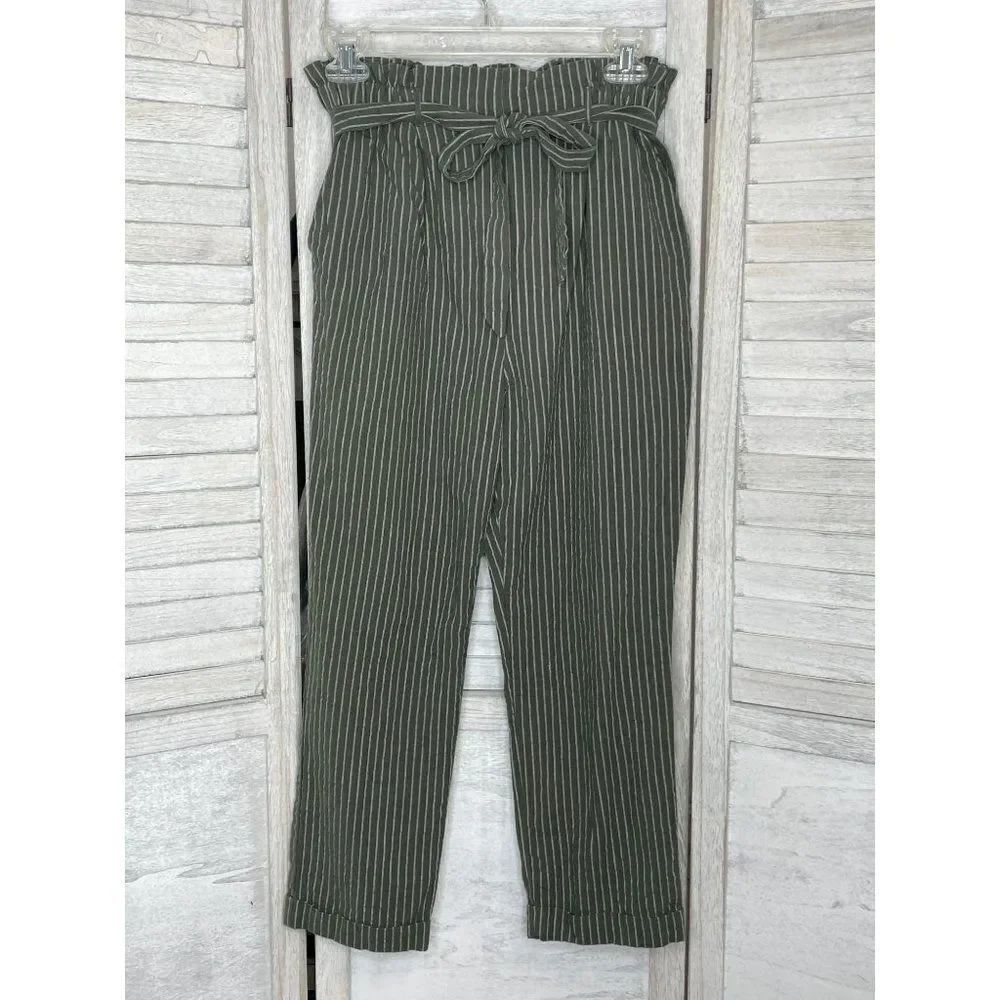Sienna Sky Khaki Green PinstripeβPants SizeβM